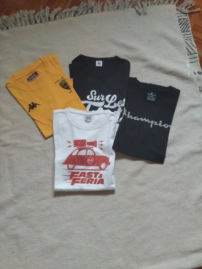 Lot 4 tee shirts t11 12 ans - photo numéro 5