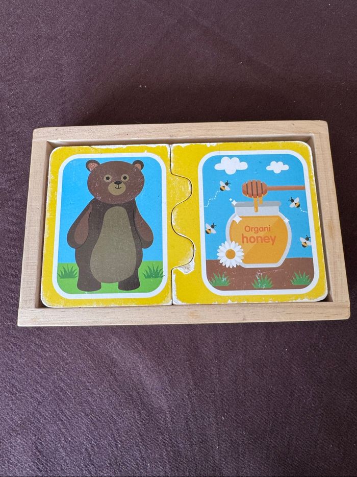 Puzzle bois associations animaux - photo numéro 5