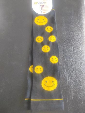 Guêtres motif smiley Neuves