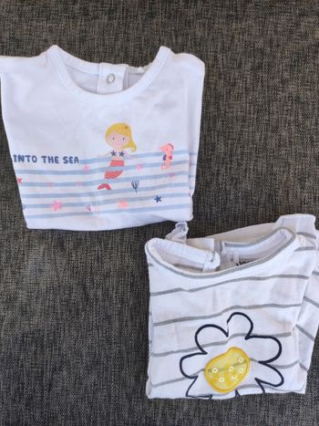 Tee shirts 3 mois