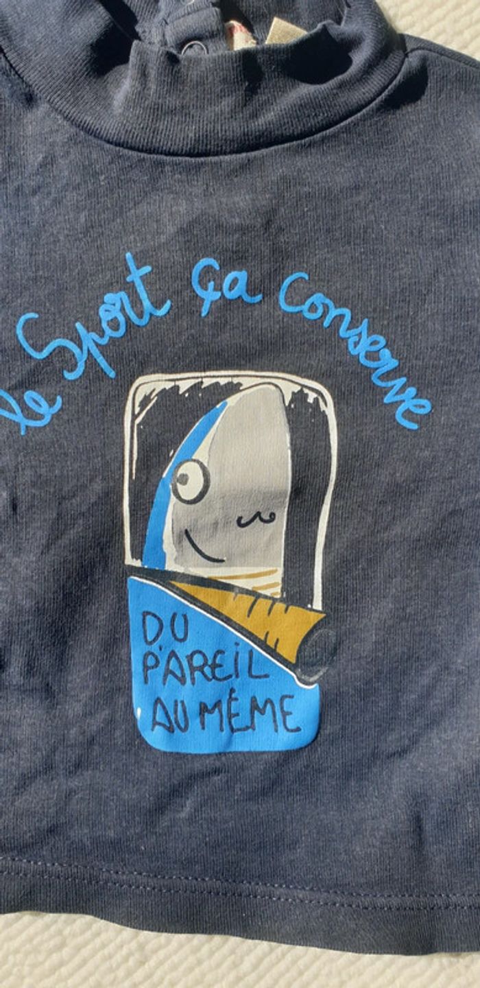 T-shirt requin 6 mois - photo numéro 2