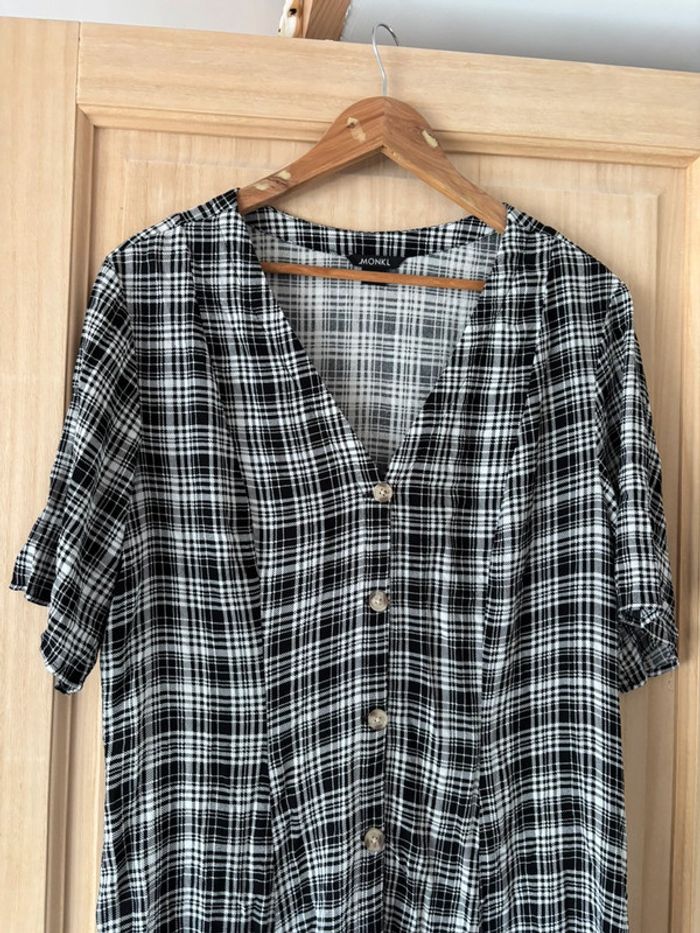 Robe Monki à carreau taille L - photo numéro 2