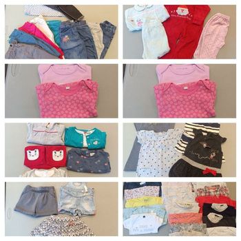 Lot de 48 vêtements