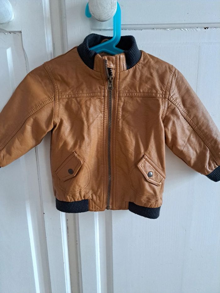Veste mi saison légère printemps 12 mois marron clair