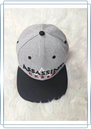casquette assassins creed 2016 / noir et gris brodé (535)