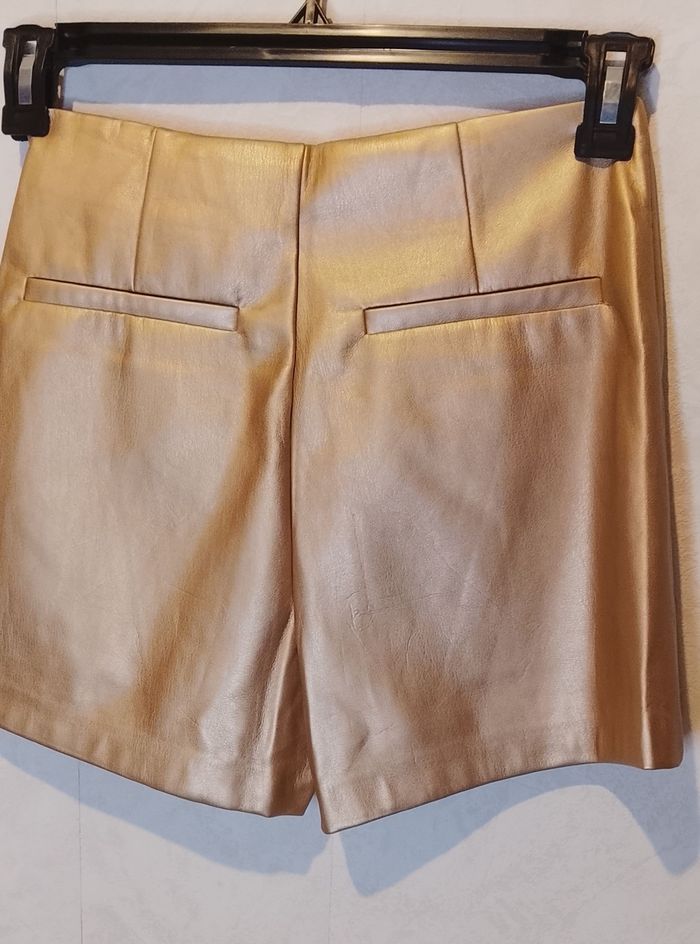 Jupe short doré  Oraije - photo numéro 4