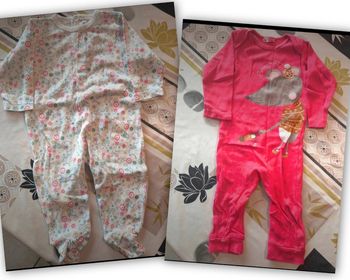 Lot pyjamas léger 12 mois