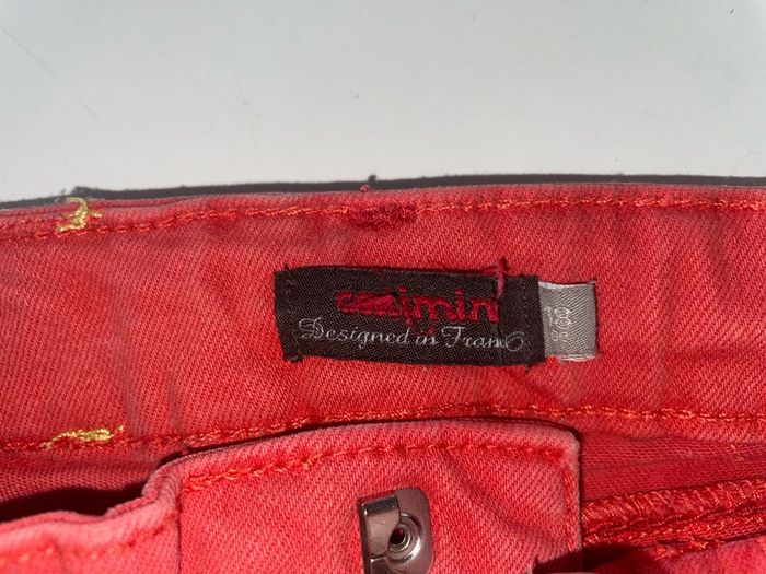 Short fille rouge catimini 18 mois - photo numéro 2