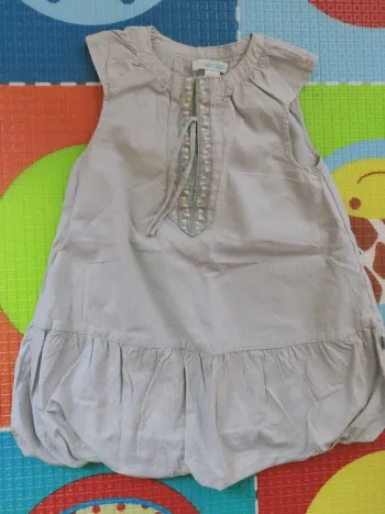 Robe grise Obaibi 18 mois
