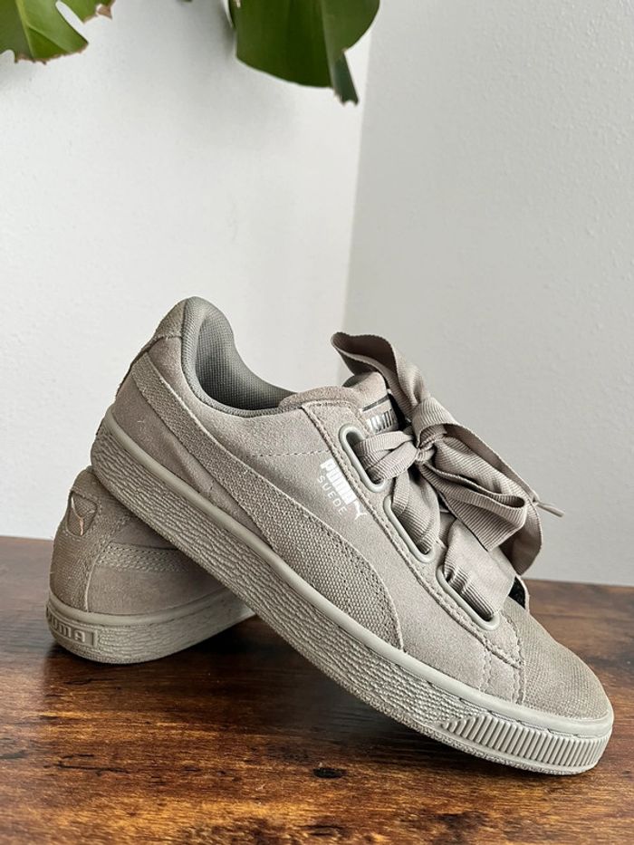 Basket Puma Suede Heart Pebble Wn'sh grise taille 36