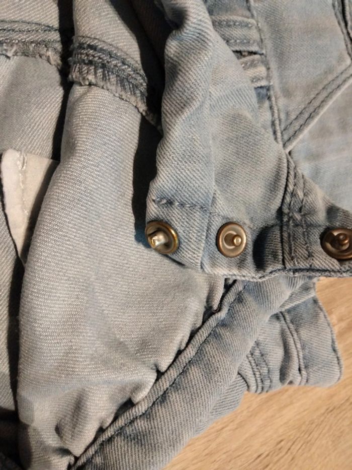 Salopette jean short taille 12 mois - photo numéro 5