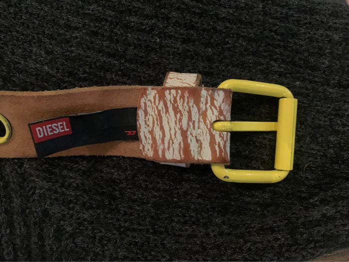 Ceinture cuir Diesel 90 - photo numéro 4