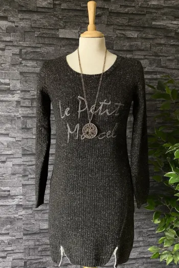 🩶🤍Robe pull fille 12 ans Le Petit Marcel – cosy chic🩶🤍