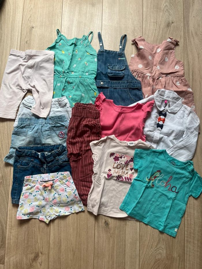 Lot vêtements fille 24 mois 2 ans TBE