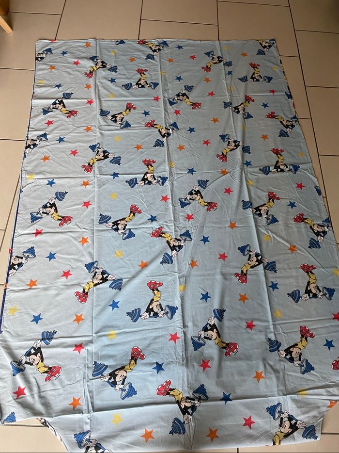 Housse couette vintage disney mickey mouse all american - photo numéro 5