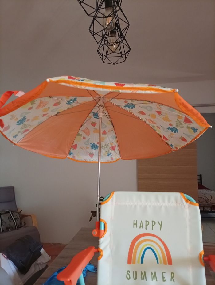 Chaise avec parasole - photo numéro 7