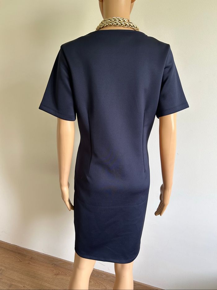 Robe marine et imprimée à manches courtes Vila Joy taille L TBE - photo numéro 5