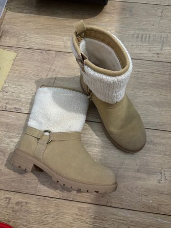 Bottines beige 31