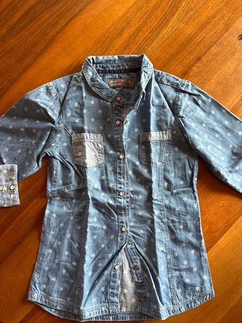Chemise jeans orchestra fille 10 ans manches longues