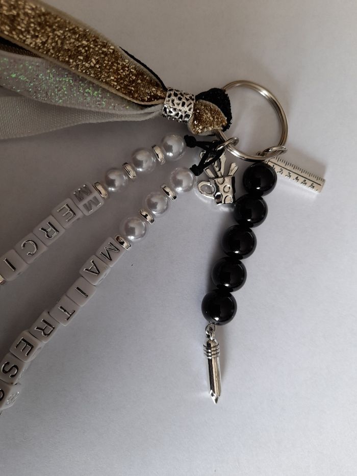 Porte clefs merci maitresse - photo numéro 2