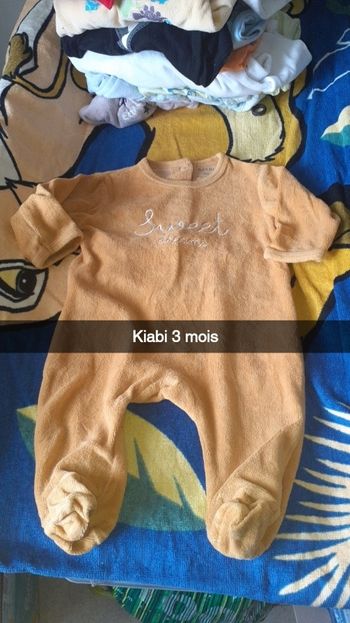 Pyjama kiabi 3 mois