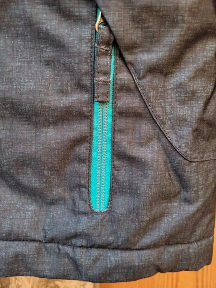 Anorak de ski chaud Lued'ze gris/bleu, à capuche, 8 ans,beau et fonctionnel - photo numéro 7