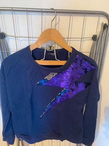Sweat-shirt à brillant