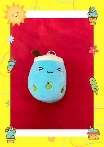 Peluche porte clé bubble tea