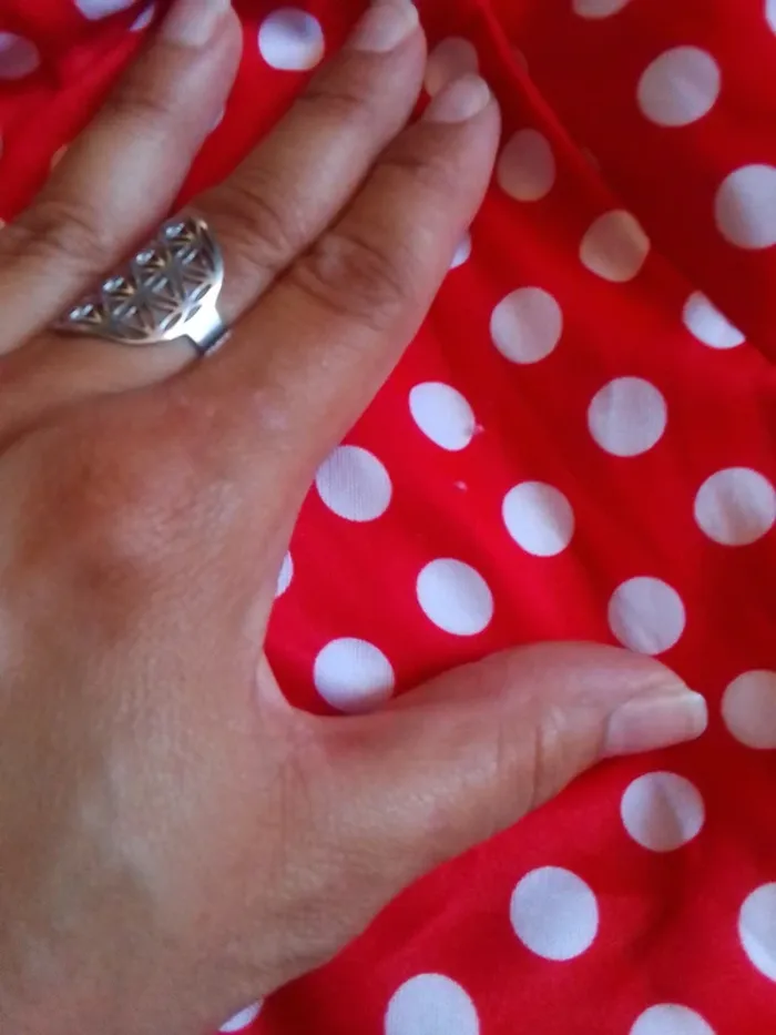 Déguisement fille 7 9 ans souris minnie année folle pois rouge blanc - photo numéro 13