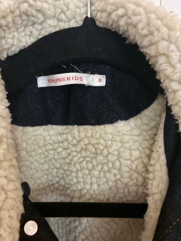 Veste jean fourrée - photo numéro 2