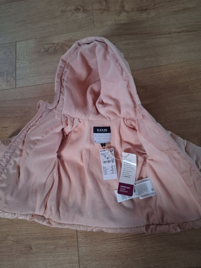 Doudoune bébé rose pâle 12 mois (73/76cm) - photo numéro 7