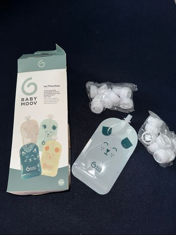 Kit 20 gourdes réutilisables 150ML BabyMoov Neuf