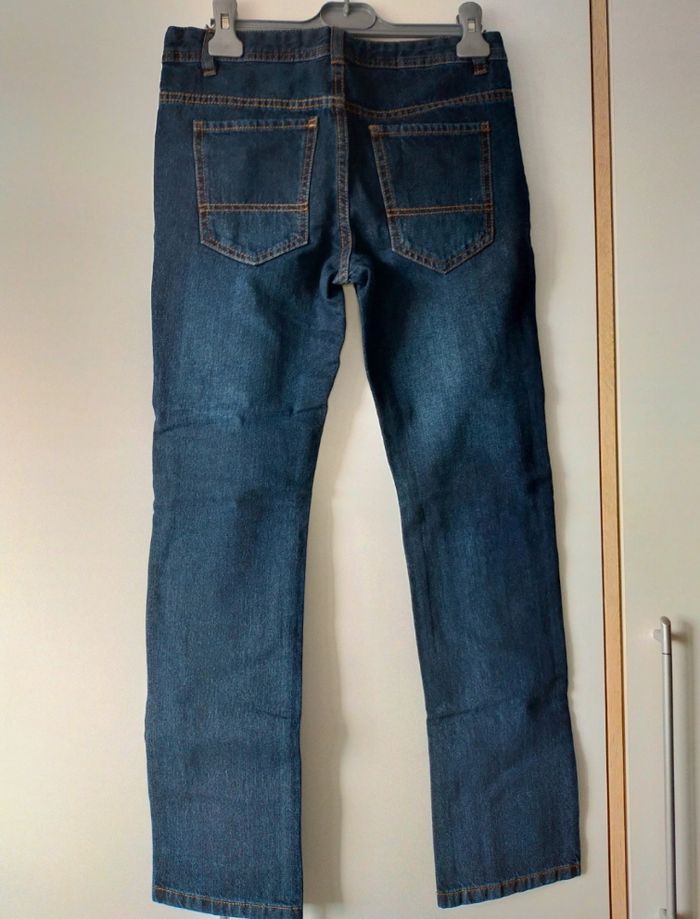 Jean bleu marine taille 12 ans - Kiabi - photo numéro 3