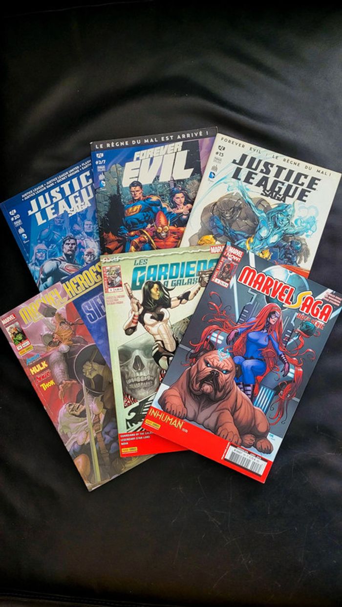 Lot 6 Comics Marvel DC