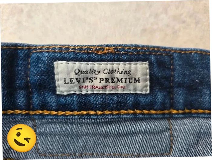 Short Levi's 512 W30 FR40 Bleu Femme Women #SHO14b - photo numéro 6