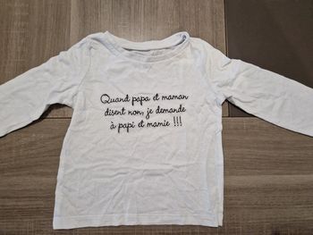 T shirt 12 mois