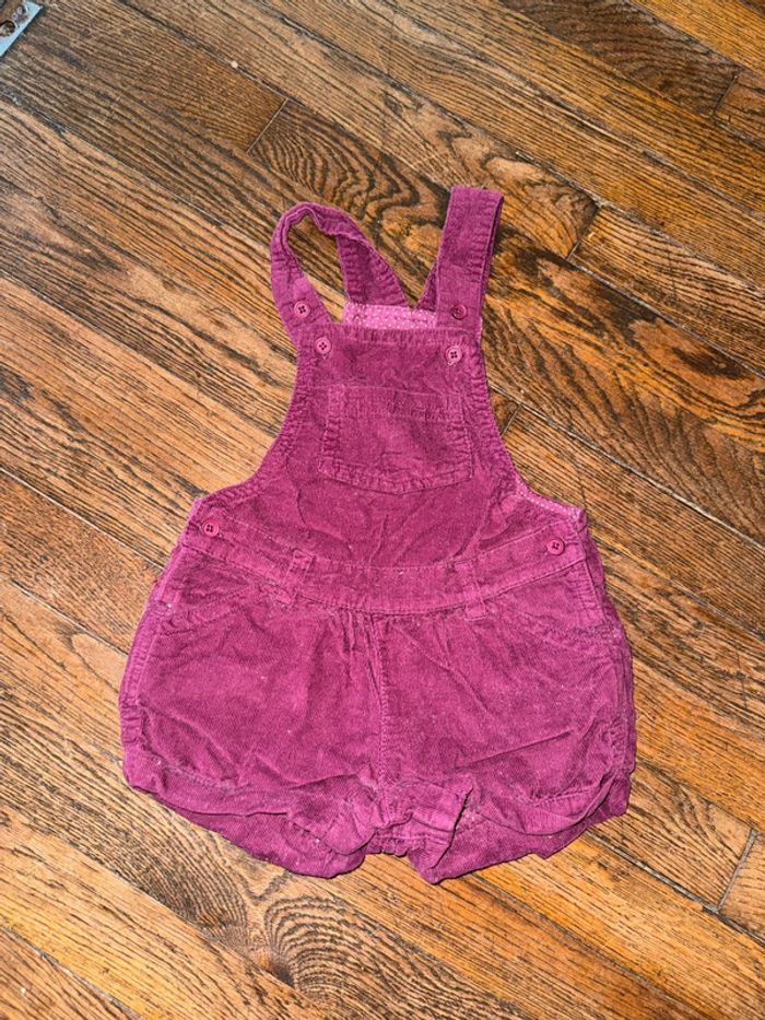 Salopette velour Bout’chou  9 mois