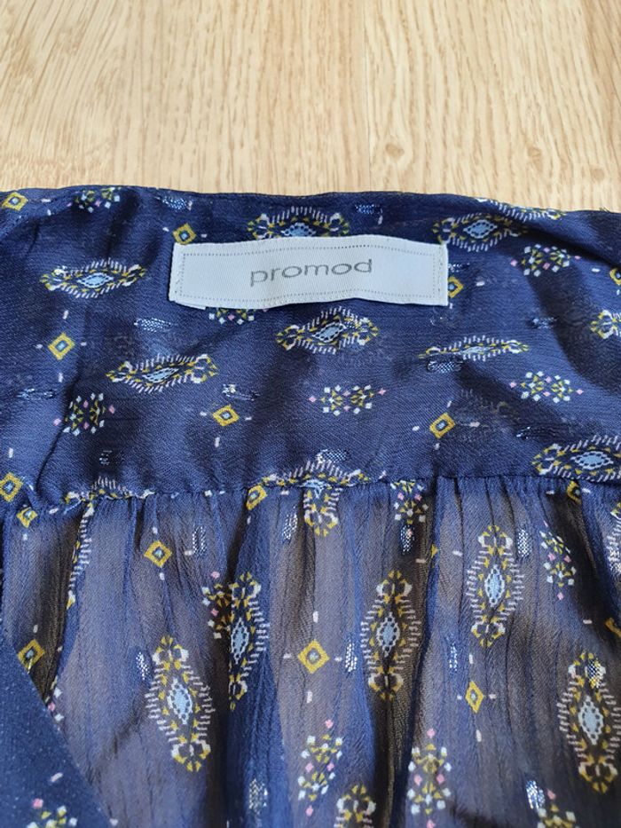 blouse bleu marine promod - photo numéro 3