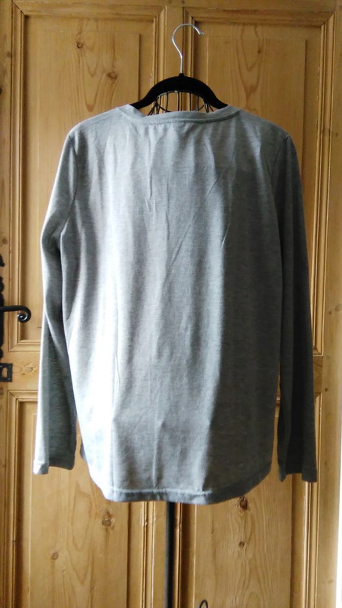 Top asymétrique gris clair neuf Shein - photo numéro 2
