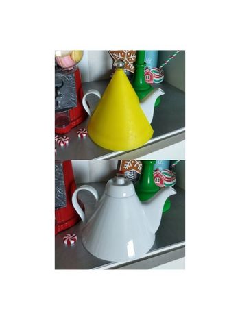 Théière avec chapeau de chaleur