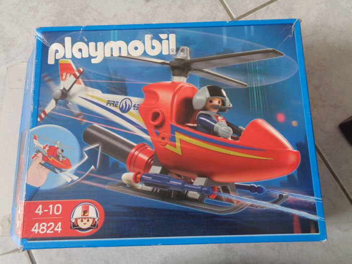 Hélicoptère de pompier playmobil 4824 - photo numéro 2