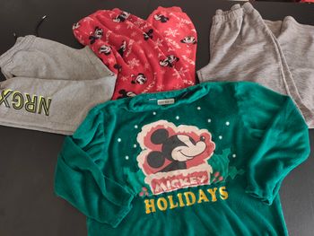 Lot pyjama garçon 13/14 ans (164 cm) – Mickey Disney pilou pilou