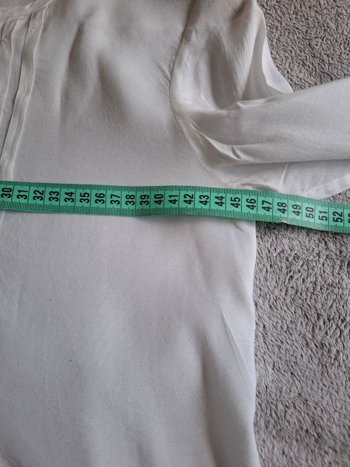 Blouse Massimo Dutti t.36-38 coton/soie quasi neuve, dimensions disponibles - photo numéro 9