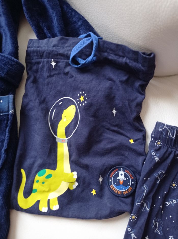 Pyjama et robe de chambre garçon sergent major 5 ans - photo numéro 6