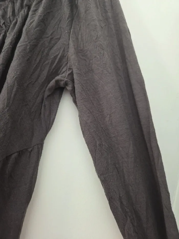 Cardigan filet femme marron mi long TBE taille M Elléa paris - photo numéro 4