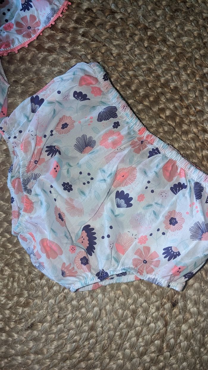 Jolie robe liberty + bloomer assorti - 24 mois - photo numéro 5