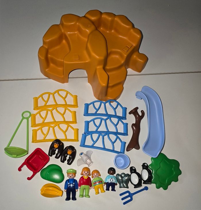 123 playmobil Parc animalier 9377 complet - photo numéro 2