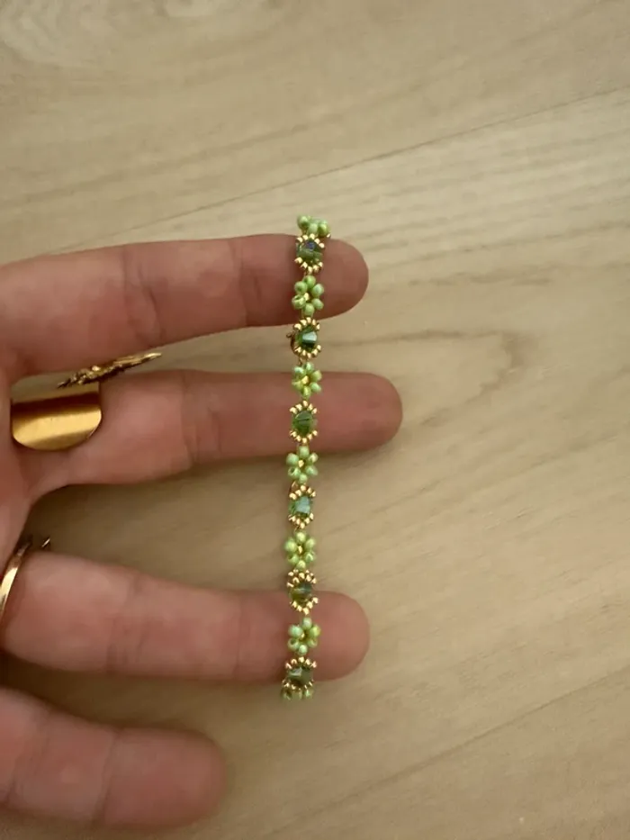 Bracelet perles fleurs Marguerites - photo numéro 4