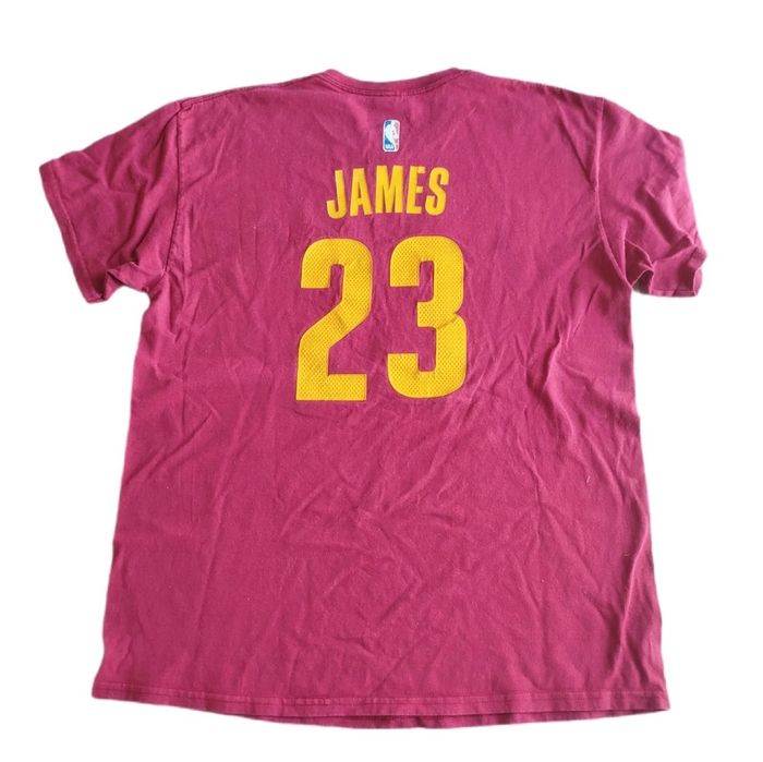 T-shirt vintage NBA Cleveland James | Adidas | L - photo numéro 2