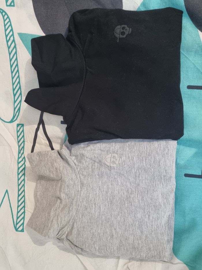 Lot 2 t-shirts manches longues col roulé 3ans